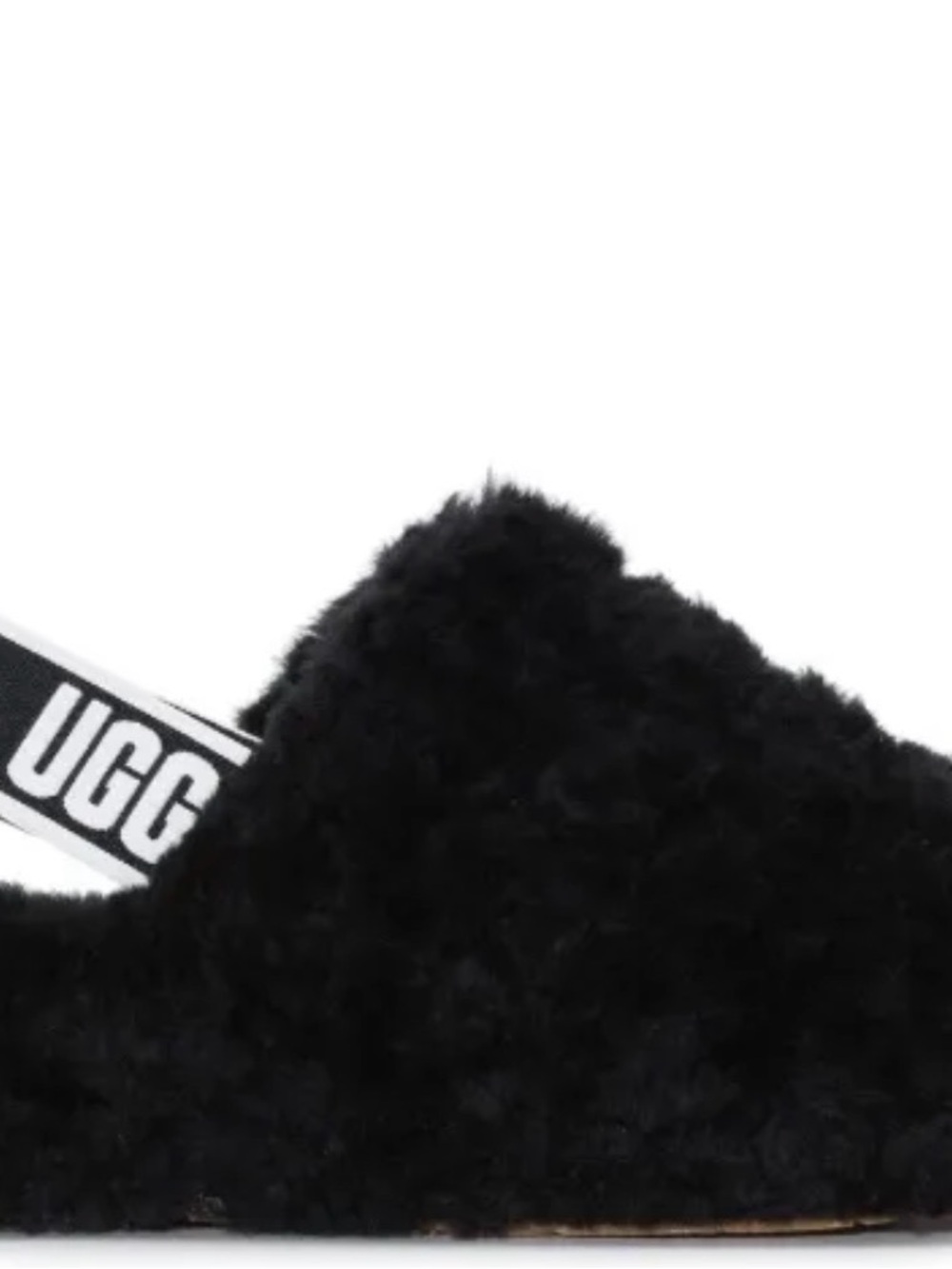 UGG Black Fluff Yeah slippers